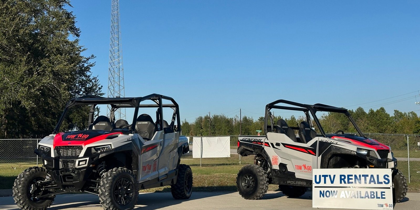 Polaris General UTVs Rentals in Conroe, Texas